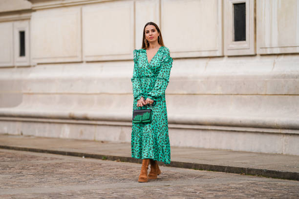 Robe vert sauge pour un mariage