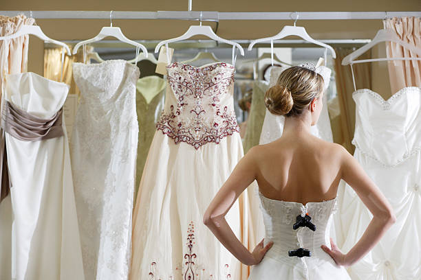 Robe terracotta pour un mariage