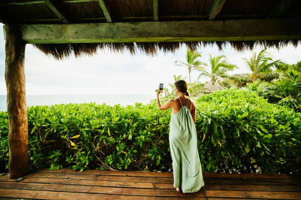 Robe vert d'eau pour un mariage